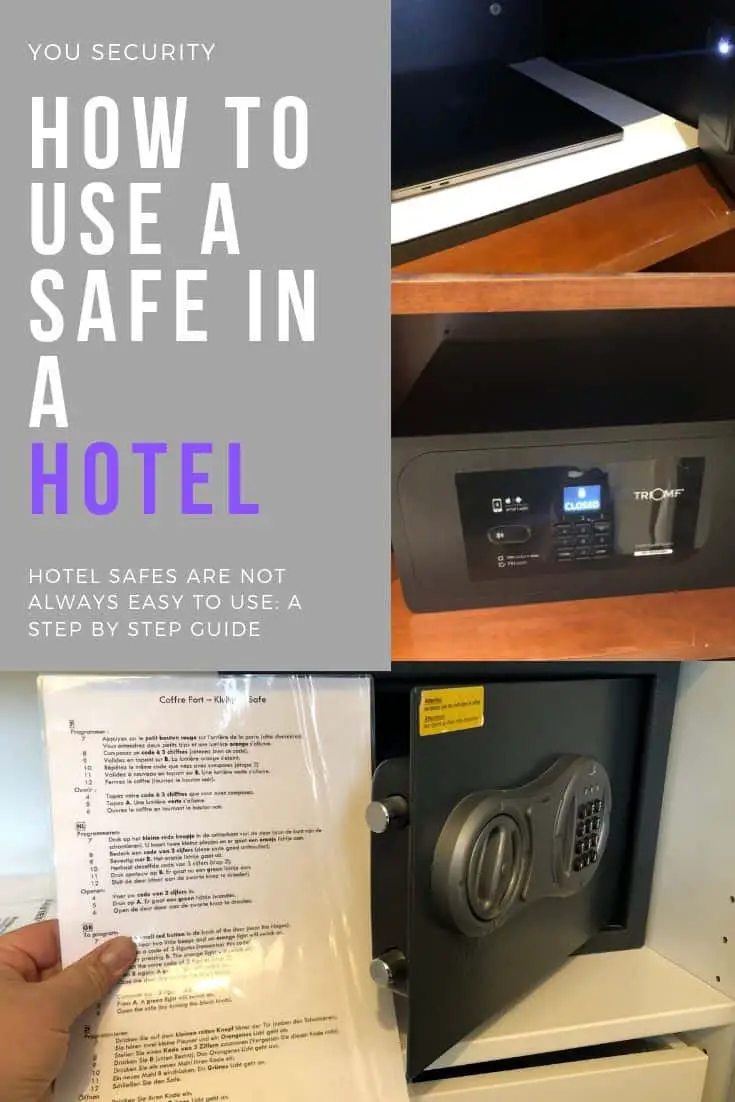 How to use a safe in a hotel : a step by step guide.