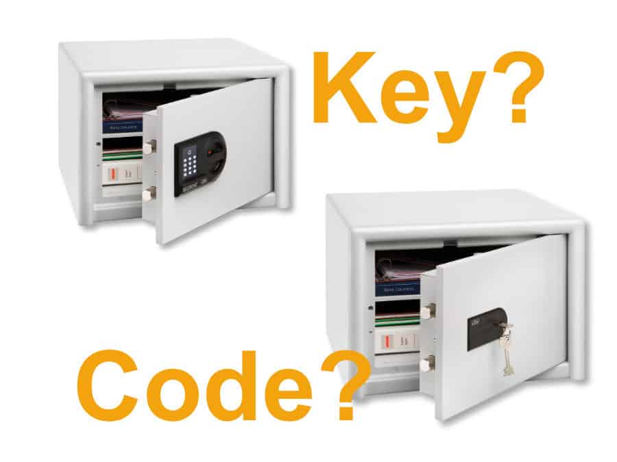 Should I choose a key or electronic safe?